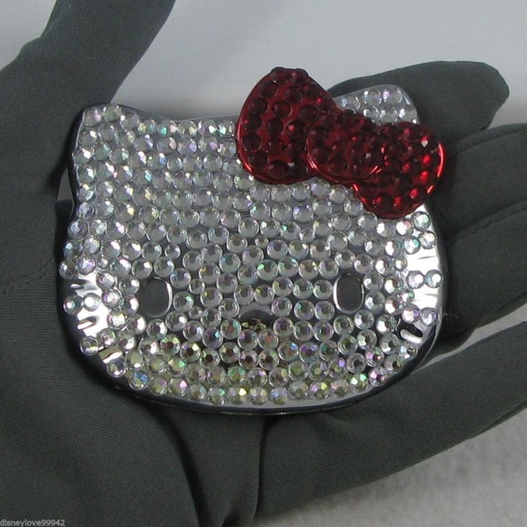 Hello Kitty Ruby Compact Mirror 40th Anniversary - Picture 5 of 8